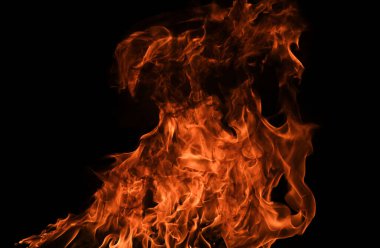 Sancak arka planı için ateş dokusu. Soyut ışıkları yakın. Alev alev yanıyor. Arkaplanı alevler kaplıyor