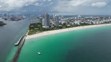 Miami Beach, Florida 'daki Miami Beach manzaralı.