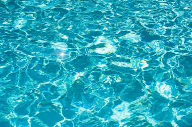 Suyun arka planı, yüzey mavisi yüzme havuzu