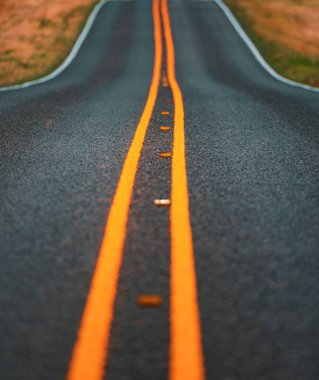 Boş asfalt yol. Asfalt dokusu, yol arkaplanı