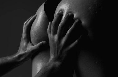 Ideal womans butt. Sexy woman body. Firm buttocks in bikini underwear. Sexy buttocks. Big sexy ass of beautiful girl. Sexy slim girl with big bum. Woman body in bikini stripper. Great ass