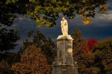 Washington 'daki barış anıtı, ABD. Washington DC Kongre Binası. Kongre. Amerikan Barış Anıtı. Birleşik Devletler Başkenti. Washington Barış Anıtı, ABD simgesi. Washington Anıtı