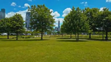 New York hava manzaralı. New York City silueti, ABD 'de Manhattan şehri manzarası. New York City Manhattan Şehir Merkezi Skyline, Jersey City, New Jersey, ABD