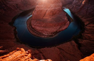 Arizona Horseshoe Bend Colorado Nehri Grand Canyon 'da