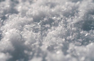 Kar arka planı, kış dokusu, karlı kar yüzeyi