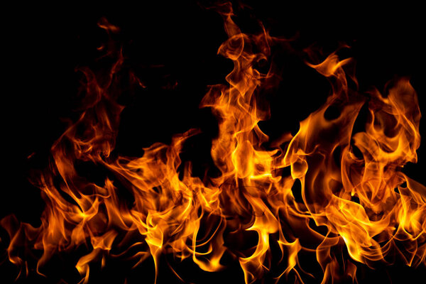 Текстура пламени для фона баннера. Зажечь абстрактные огни