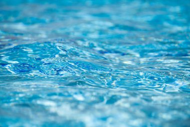 Havuz suyu arka planı, mavi dalga soyut veya dalgalı su dokusu arkaplanı