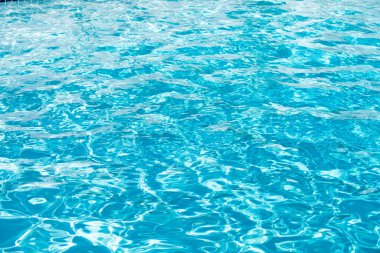 Havuz suyu arka planı, mavi dalga soyut veya dalgalı su dokusu arkaplanı