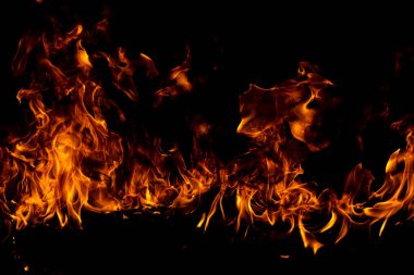 Sancak arka planı için ateş dokusu. Soyut ışıkları yak