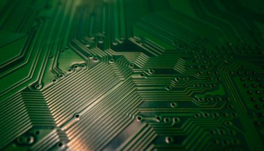 Circuit board, electronic motherboard. Digital engineering concept, hi-tech technology concept. Tech background