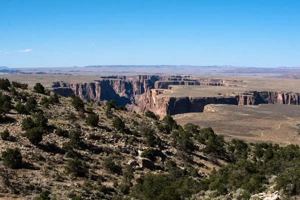 Canyon Ulusal Parkı. Kanyonlar çöl manzarası. Nevada 'daki Kanyon Çölü