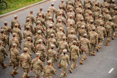 14 Haziran 2025, Washington - ABD Ordusu 250. yıldönümü. Amerikan Ordusu 'nun doğum günü. Ordu yıldönümü. Amerikan Askeri Yürüyüşü. Washington DC Askeri Yürüyüşü. Amerikan Silahlı Kuvvetleri. Ordu Tarihi Kutlaması