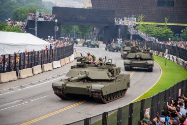 14 Haziran 2025, Washington - ABD Ordusu 250. yıldönümü. 250. ordu yıldönümü. Amerikan Askeri Yürüyüşü. Washington DC Askeri Yürüyüşü. Amerikan Silahlı Kuvvetleri. Ordu Tarihi Kutlaması. ABD Askeri Etkinliği