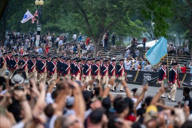 14 Haziran 2025, Washington - ABD Ordusu 250. yıldönümü. Amerikan Ordusu 'nun doğum günü. 250. ordu yıldönümü. Amerikan Askeri Yürüyüşü. Washington DC Askeri Yürüyüşü. Amerikan Silahlı Kuvvetleri. Ordu Tarihi Kutlaması.