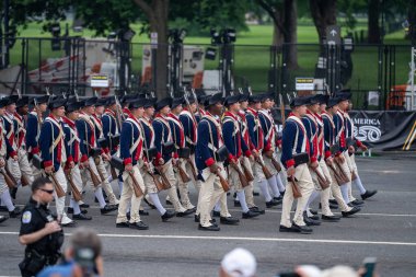14 Haziran 2025, Washington - ABD Ordusu 250. yıldönümü. Washington DC mi? Ulusal alışveriş merkezi. Capitol Geçidi. Vatansever Kutlama. Askeri tören. Birleşik Devletler Ordusu. ABD Silahlı Kuvvetleri