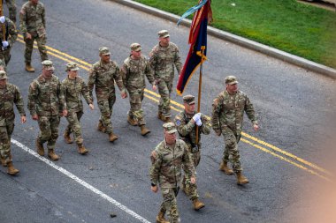 14 Haziran 2025, Washington - ABD Ordusu 250. yıldönümü. Amerikan Ordusu 'nun doğum günü. 250. ordu yıldönümü. Amerikan Askeri Yürüyüşü. Washington DC Askeri Yürüyüşü. Amerikan Silahlı Kuvvetleri. Ordu Tarihi Kutlaması