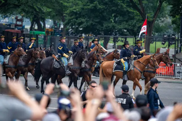 14 Haziran 2025, Washington - ABD Ordusu 250. yıldönümü. 250 yıllık Amerikan ordusu. Amerikan Ordusu Kutlaması. Washington DC Askeri Yürüyüşü. Silahlı Kuvvetler Geçidi. 250. ordu geçidi