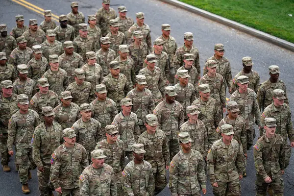 14 Haziran 2025, Washington - ABD Ordusu 250. yıldönümü. Amerikan Ordusu 'nun doğum günü. 250. ordu yıldönümü. Amerikan Askeri Yürüyüşü. Washington DC Askeri Yürüyüşü. Amerikan Silahlı Kuvvetleri. Ordu Tarihi Kutlaması