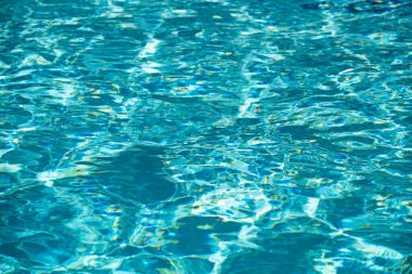 Havuz suyu arka planı, mavi dalga soyut veya dalgalı su dokusu arkaplanı