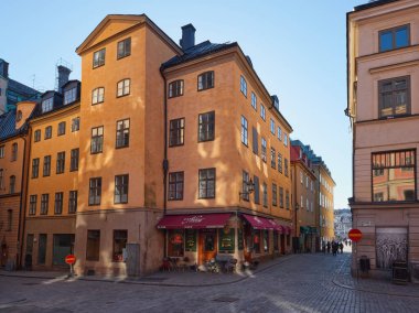 İsveç, Stockholm - 24 Şubat 2017. Lunapark Tivoli Grona Lund, İsveç 'in başkenti Stockholm' de..