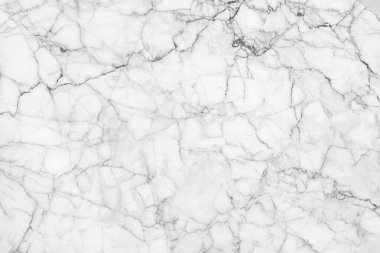 Desen arkaplan veya döşeme dekoratif tasarımı için beyaz mermer dokusu.