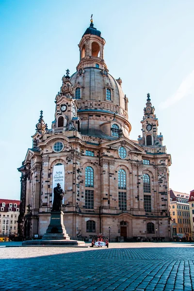 Dresden Germany May 2016 Scenic View Frauenkirche Center Old Town — Stock Photo, Image