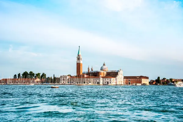 Magical Landscape Church San Giorgio Maggiore Venice Italy Popular Tourist — Stock Photo, Image