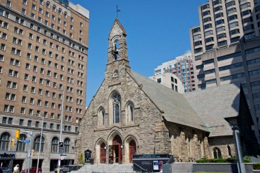 Toronto, Kanada şehir merkezindeki tarihi kilise