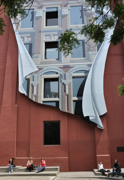 Pintura Mural Edificio Icónico — Foto de Stock
