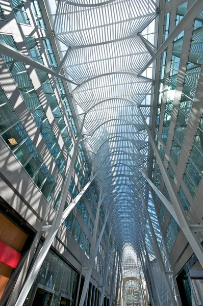 Toronto Ontario Kanada Juni 2011 Inredningsatrium Modern Kontorsbyggnad — Stockfoto