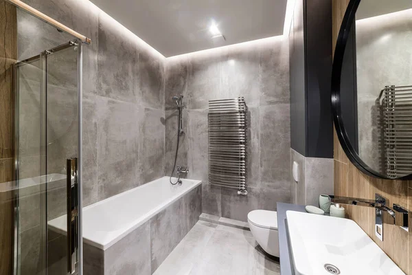 Design Interiores Moderno Banheiro — Fotografia de Stock