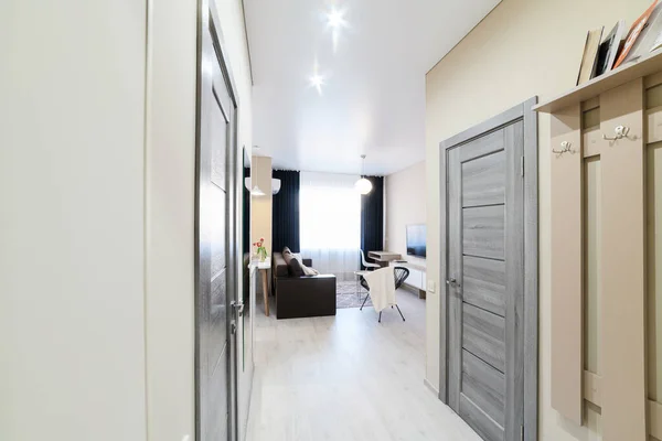 Stijlvol Modern Interieur Van Een Licht Appartement Voor Wonen — Stockfoto