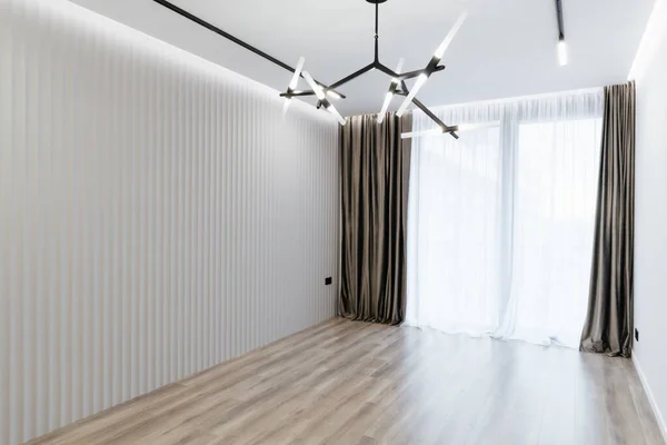 Diseño Interior Elegante Moderno Una Sala Recreación Vacía — Foto de Stock