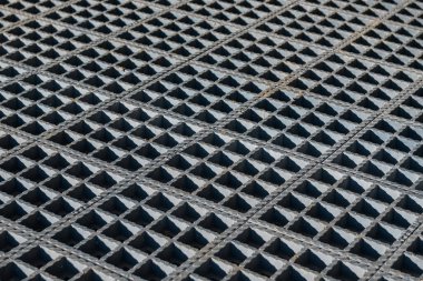 bir araba için siyah plastik Eko ızgara