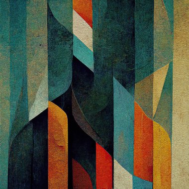 Illustration of colorful Abstract design graphic shape background.