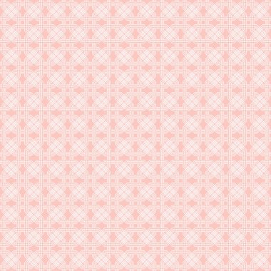 Tasarımlarınız için kusursuz ışık, pembe, beyaz geometrik arkaplan. Modern vektör süsü. Geometrik soyut desen