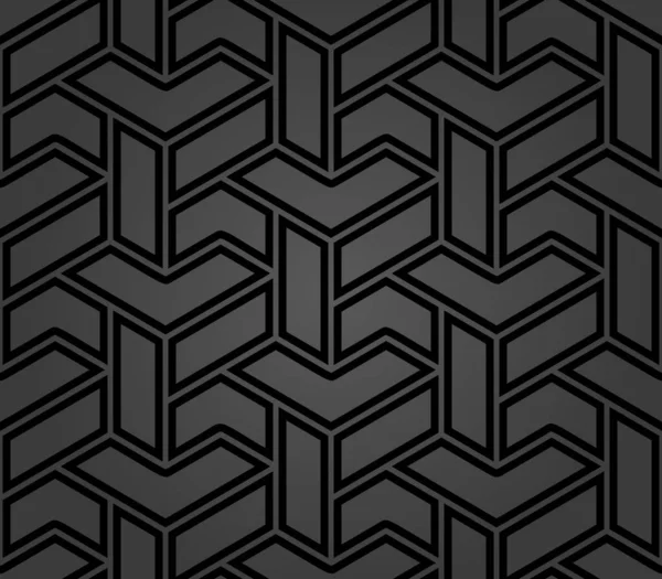 Бесшовный Геометрический Фон Ваших Проектов Современный Темный Векторный Орнамент Геометрический — стоковый вектор