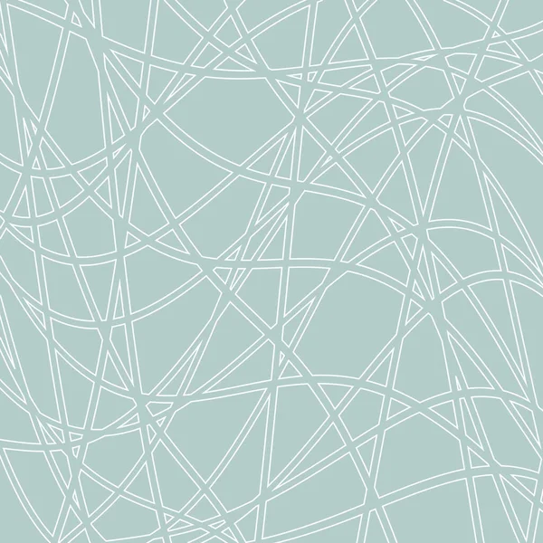 Vector Geométrico Abstracto Curvado Patrón Azul Claro Blanco Adorno Geométrico — Vector de stock