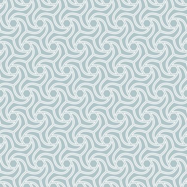 Kusursuz vektör açık mavi ve beyaz süslemesi. Modern dalgalı arka plan. Geometrik modern desen