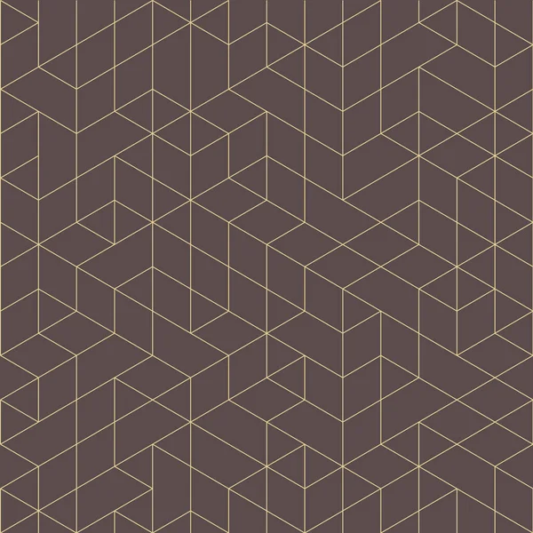 Modèle Vectoriel Géométrique Avec Triangles Flèches Ornement Moderne Géométrique Brun — Image vectorielle