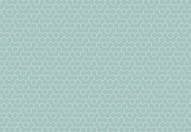 Geometrik soyut vektör altıgen dikişsiz arkaplan. Geometrik modern parlak mavi ve beyaz süs. Kusursuz modern desen