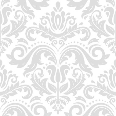 Orient vektörü klasik parlak desen. Klasik elementlerle kusursuz soyut bir arkaplan. Oryantasyon düzeni. Duvar kağıtları ve ambalaj için süs