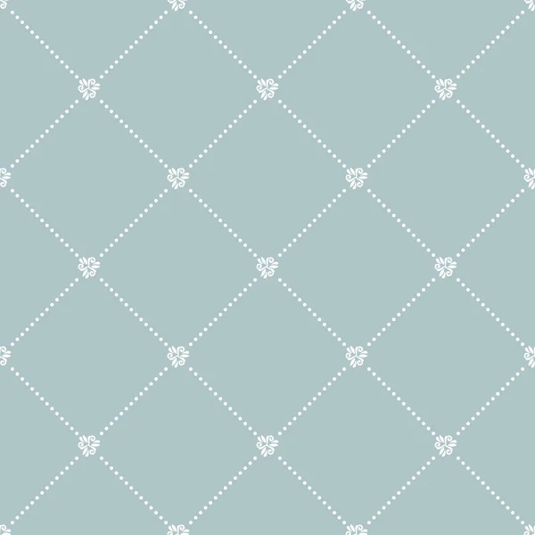 Geometrisk Punkteret Vektorblåt Hvidt Mønster Problemfri Abstrakt Moderne Tekstur Til – Stock-vektor