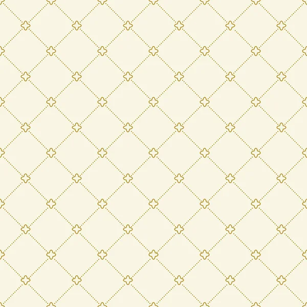 Geometrisches Golden Gepunktetes Vektormuster Nahtlose Abstrakte Moderne Textur Für Tapeten — Stockvektor