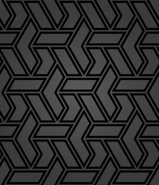 Seamless Geometric Dark Background Your Designs Modern Vector Ornament Geometric — Image vectorielle