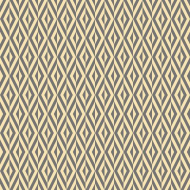Kusursuz geometrik soyut vektör deseni eşkenler. Geometrik gri ve altın rengi modern süsler. Kusursuz modern arkaplan