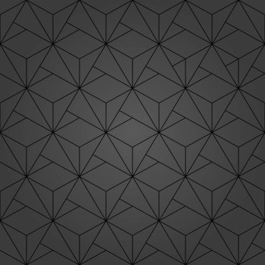 Seamless dark geometric background for your designs. Modern vector ornament. Geometric abstract pattern