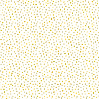 Rastgele elementlerle kusursuz bir altın vektör arka planı. Soyut süs. İzler soyut desen