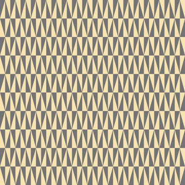 Geometrik vektör desen gri ve altın üçgen ile. Geometrik modern süsleme. Sorunsuz arka plan