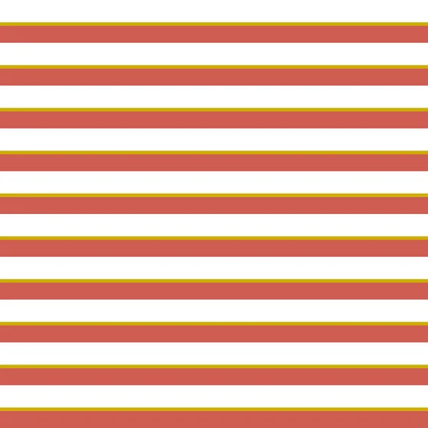 Абстрактні Векторні Шпалери Горизонтальними Червоними Золотими Смугами Безшовний Кольоровий Фон — стоковий вектор